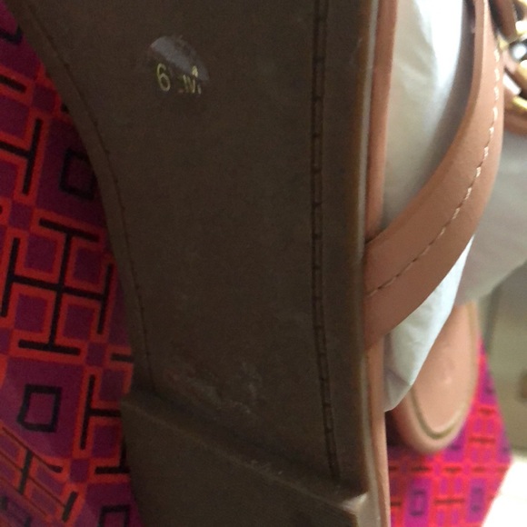Tory Burch Miller Sandals. Pink Moon/Gold - Picture 6 of 7